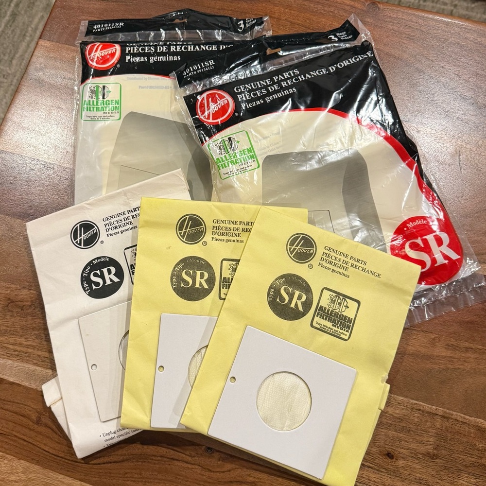🤎MOVING SALE🤎 Hoover SR Vacuum Bags Allergen Filtration Bundle of 9